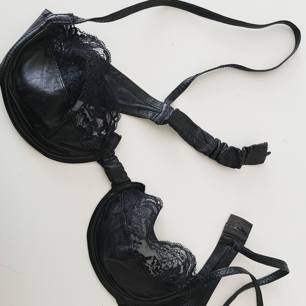 JPG Leather Bra